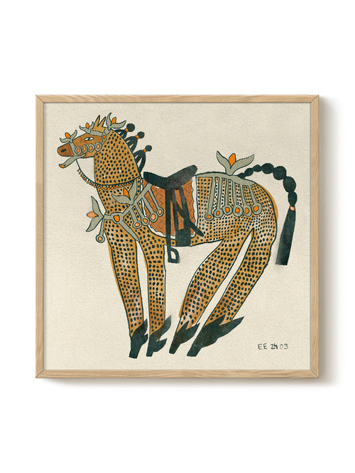 Enikő Eged - Scythian spotted horse - PSTR studio Kunst Poster - vtwonen shop