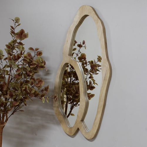 Giga Meubel Spiegel Christa - Organisch - Naturel - 110cm - vtwonen shop