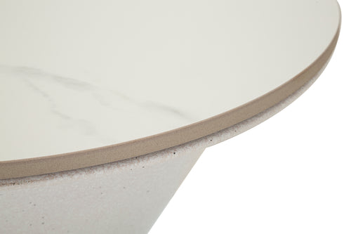 Mauro Ferretti bijzettafel - 44,5x63 cm - wit