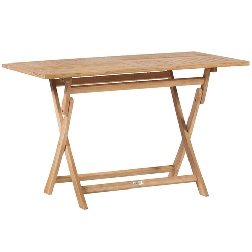 Exotan inklaptafel tuin Folding - Teak - Naturel - 75x120x70 - vtwonen shop