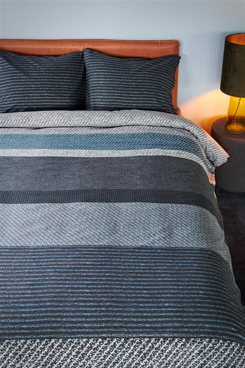 Beddinghouse dekbedovertrek Menno - 240x200/220 cm - blauw - vtwonen shop