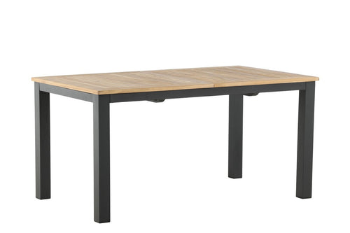 Rebellenclub Rechthoekige Tuintafel Castor - 152 x 90Ê cm - Zwart - vtwonen shop