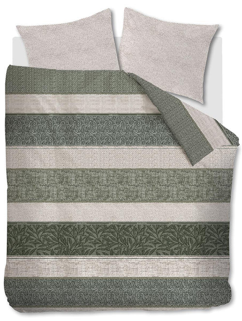 Riviera Maison dekbedovertrek Chester - 260x200/220 cm - groen - vtwonen shop