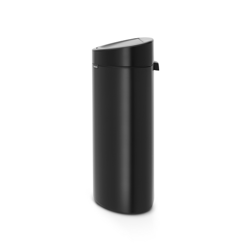 Brabantia Touch Bin New afvalemmer, 40 liter, kunststof binnenemmer - Matt Black