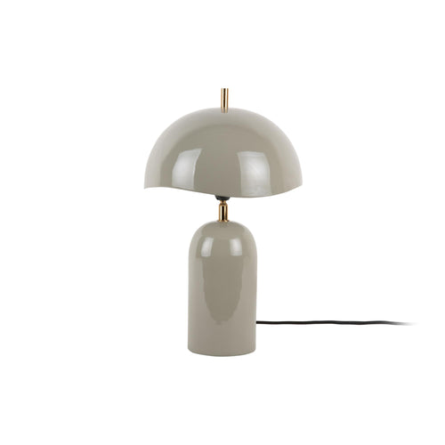 Leitmotiv tafellamp Querido - grijs - 25x25x41cm - Paddenstoellamp