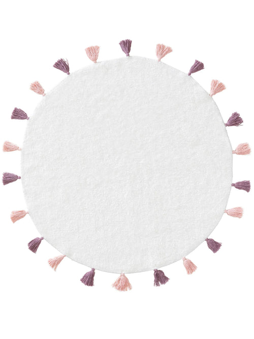 benuta wasbaar kindervloerkleed Malu - roze - ø 120 cm