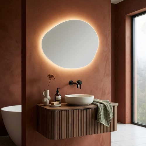 HOME DELUXE LED-spiegel MAY asymmetrisch - 80 x 100 cm