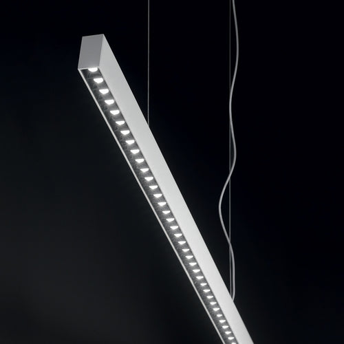 LED decoratieve lineaire rechte staaf hanglamp wit, 3000K