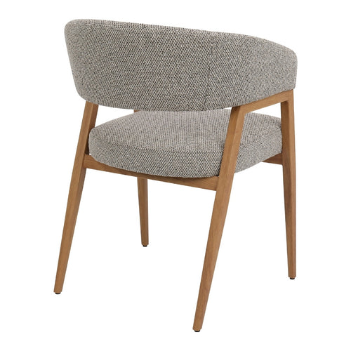 DÉJA Living Eetkamerstoel Fureso - Taupe/Naturel - Set van 2