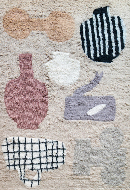 Vloerkleed Layered Picnic Patterned Wool Rug 250x350 cm - vtwonen shop