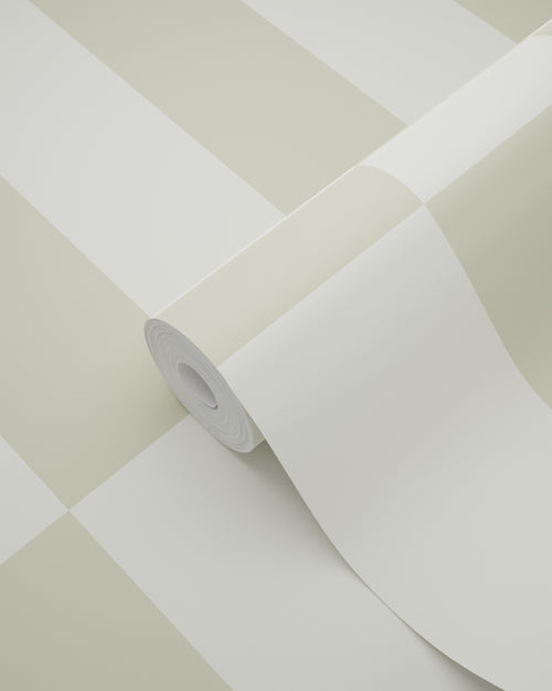 ESTAhome behang strepen lichtgroen - 50 x 900 cm - 132151