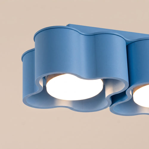 Sollux Lighting Plafondlamp OVIO 2 azuurblauw Gx53 - 24,5x12x8cm