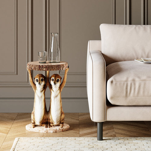 Kare Design Bijzettafel Animal meerkat