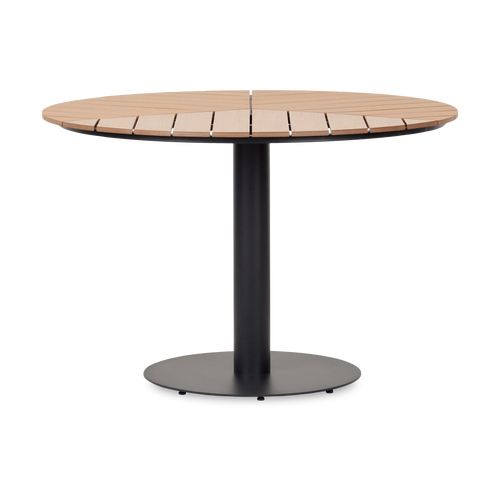 Lisomme Bente ronde tuintafel bruin - Ø 113 cm - vtwonen shop