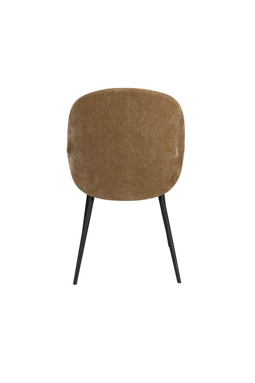 Zuiver Cozy Eetkamerstoelen Mosterd/ Bruin - Set van 2 - vtwonen shop