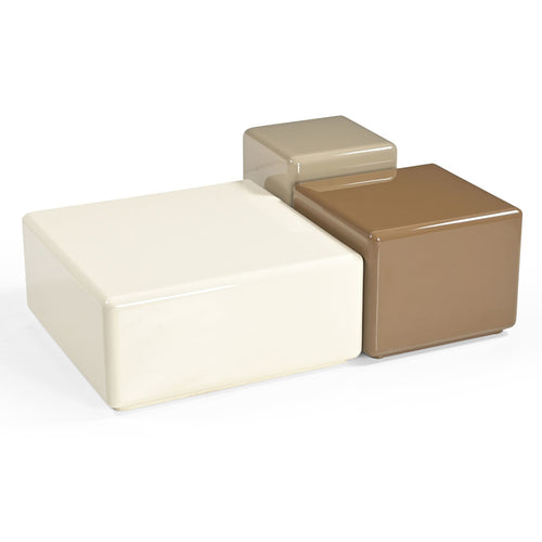 Starfurn Salontafel Elias - Vierkant Bruin - 40x40x32cm