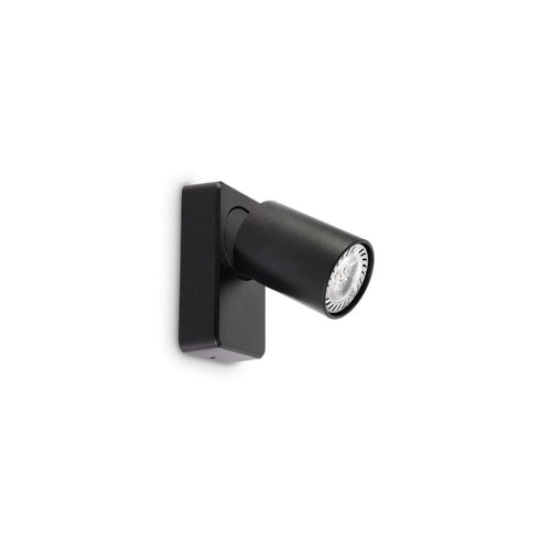 Ideal Lux RUDY - Indoor Spotlight Wandlamp 1 Licht Zwart, GU10