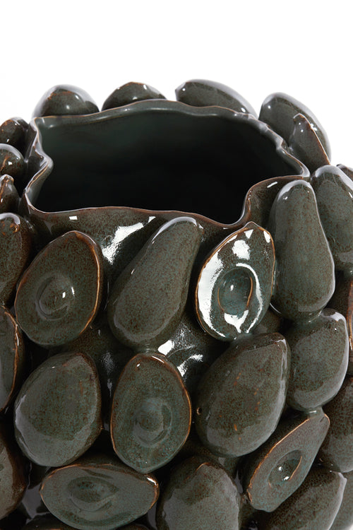 Light & Living vaas AVOCADO - 36x35.5x31.5cm - bruin - vtwonen shop