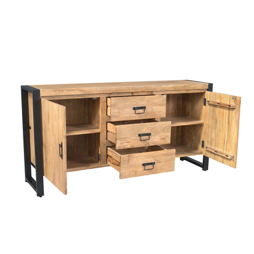 Starfurn Dressoir Britt - Naturel Hout - 160x40x80cm