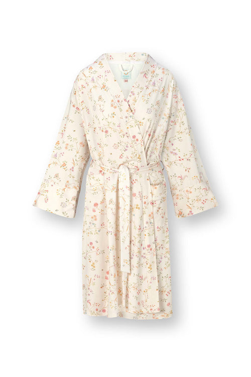 Pip Studio - Naomi Kimono Dames - Little Delhi - Gebroken wit - XS