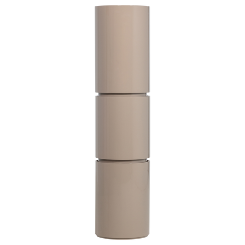 WOOOD ronde kast 188xØ45 cm Sera - Hout - Hoogglans Zand - 188x45x45