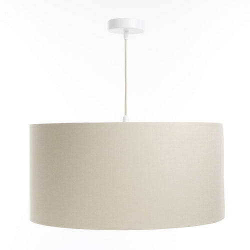 bpskoncept hanglamp Aven - crèmekleurige stof - Ø50 cm
