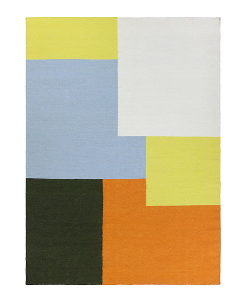 Vloerkleed Finarte Kortelli Wool Rug Yellow 170x240 cm - vtwonen shop