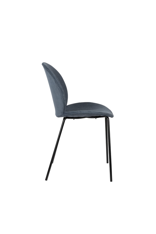 Zuiver Bonnet Eetkamerstoelen Grijs/Blauw - Set van 2 - vtwonen shop