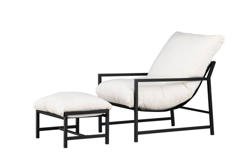 Rebellenclub Loungestoel Bastia - Zwart - vtwonen shop