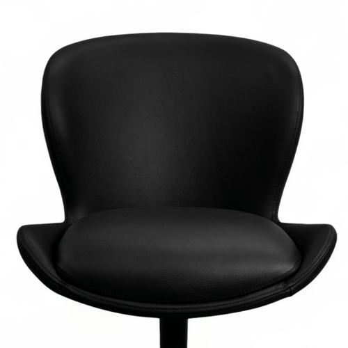 Furnhouse eetkamerstoel Nicklas - Zwart - Leer - Set van 2