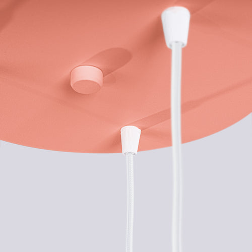 Sollux Lighting Hanglamp HALO 3P perzik - 25x25x125cm
