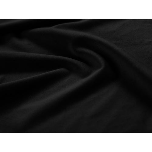 Cosmopolitan Design - Opbergbed met hoofdeinde Asti 90x200cm flueel zwart - 220x130x95cm
