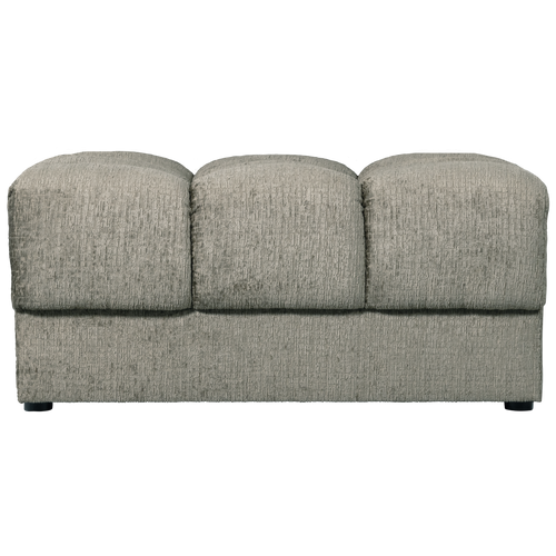 WOOOD hocker Second Date - Structure Velvet - Frost - 42x82x61 - vtwonen shop