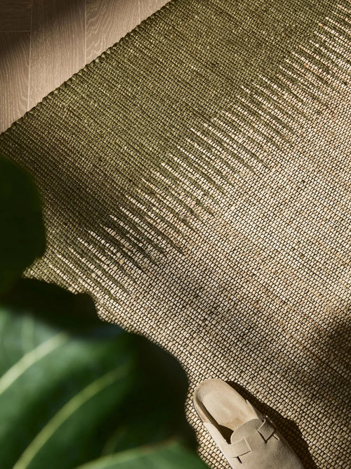 benuta jute vloerkleed Tulsi - groen - 160x230 cm