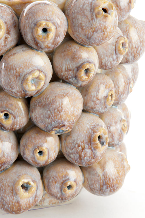 Light & Living vaas NITALI - 19x18.5x21cm - bruin - vtwonen shop