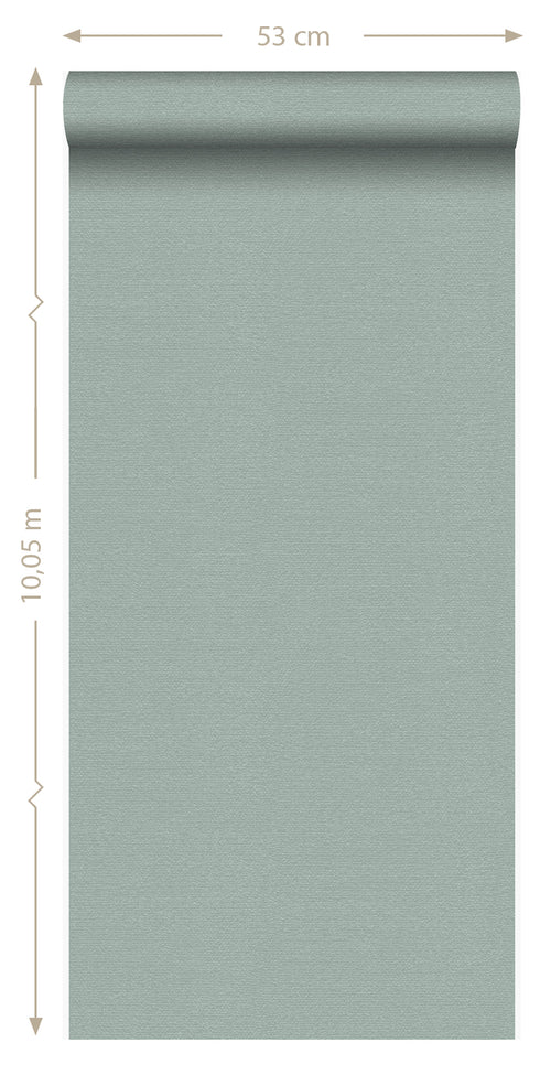 Origin Wallcoverings behang hamerslag bewerkt metaal lagunegroen - 53 cm x 10.05 m - 347601