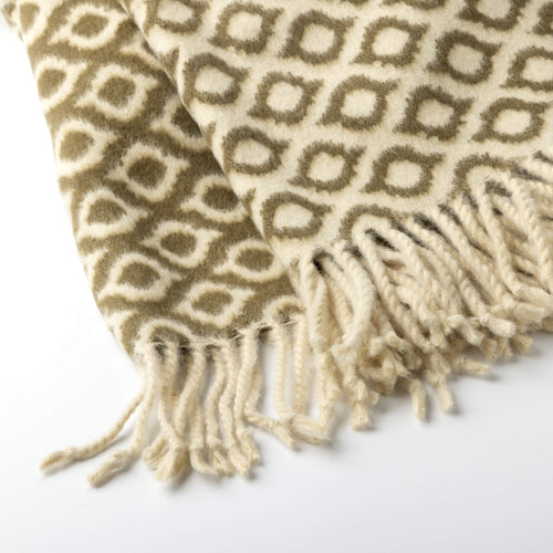 Hoii plaid Isabella - 150x200 cm - Geometrisch - Groen - vtwonen shop