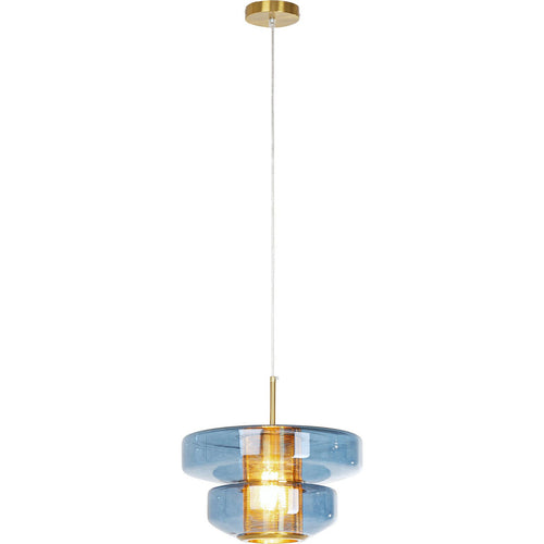Kare Design Hanglamp Arcadia Ø34cm blauw
