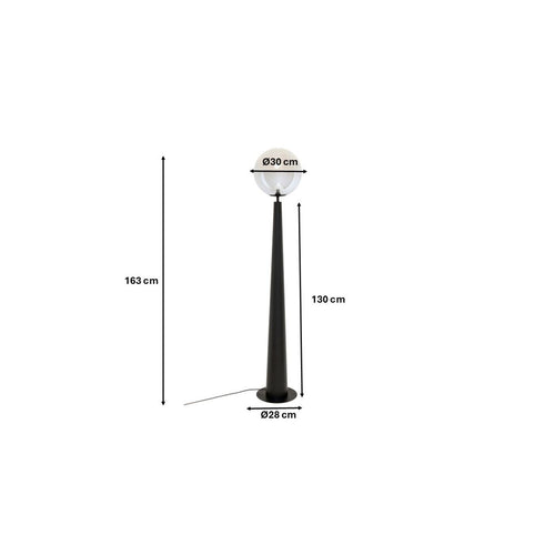 Kare Design Vloerlamp Disco Ball 163cm - vtwonen shop