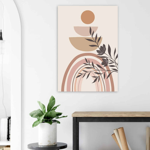 Artfulprints Poster Boho – Harmony curve   - 50x70 cm - beige