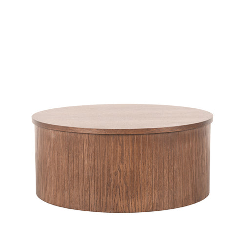 LABEL51 Salontafel Oliva - Walnoot Eikenhout - 70x70x40cm