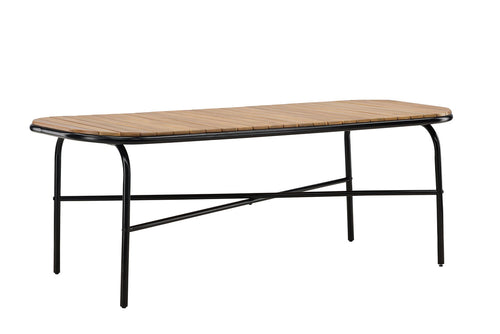 Rebellenclub Rechthoekige Tuintafel Aspen - 200 x 90cm - Naturel Hout - vtwonen shop