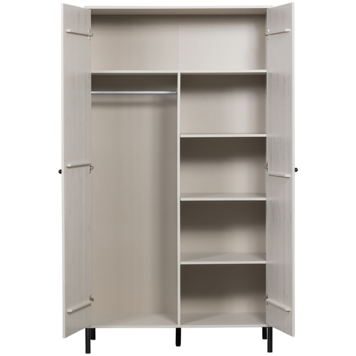 WOOOD optiepakket garderobekast Xina - Grenen - Wolkengrijs - 210x110x55 - vtwonen shop