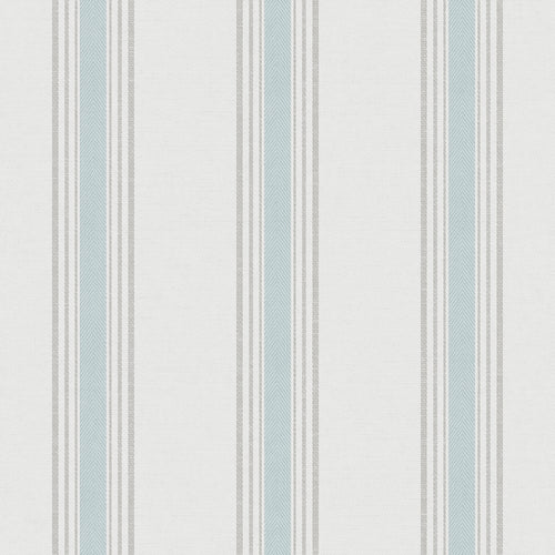 Sanders & Sanders behang strepen lichtblauw en beige - 53 cm x 10 m - 640202 - vtwonen shop