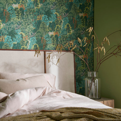 Graham & Brown Vliesbehang - New Eden Emerald  - 1000x52