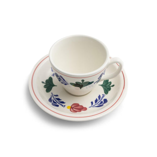Royal Boch Boerenbont kop & schotel Audrey - 0,19L - set van 6