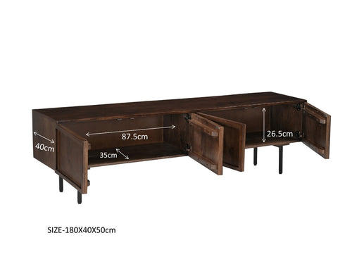 Livingfurn tv-meubel Elan - 180cm - mangohout