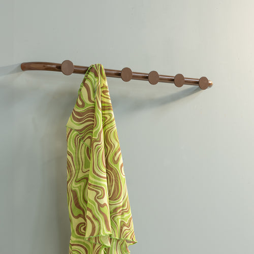 Spinder Design kapstok Retro 6 Kapstok - Chocolate Brown - 6 haken - vtwonen shop