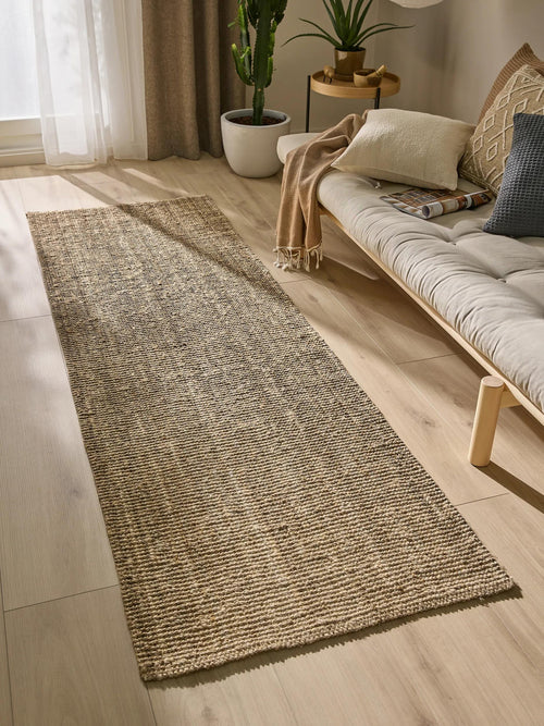 benuta jute loper Svea - bruin - 80x300 cm