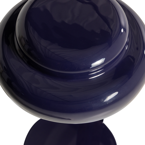 WOOOD tafellamp Rassy - Metaal Hoogglans - Donkerblauw - 51x27x27